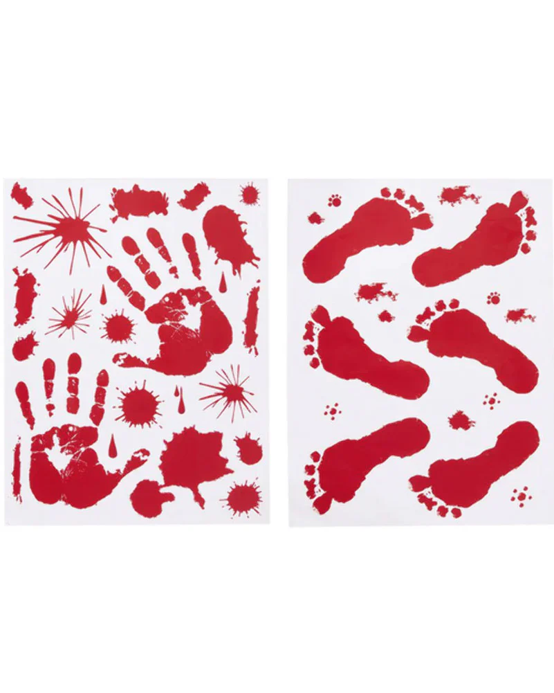 Bloody Floor and Window Sticker