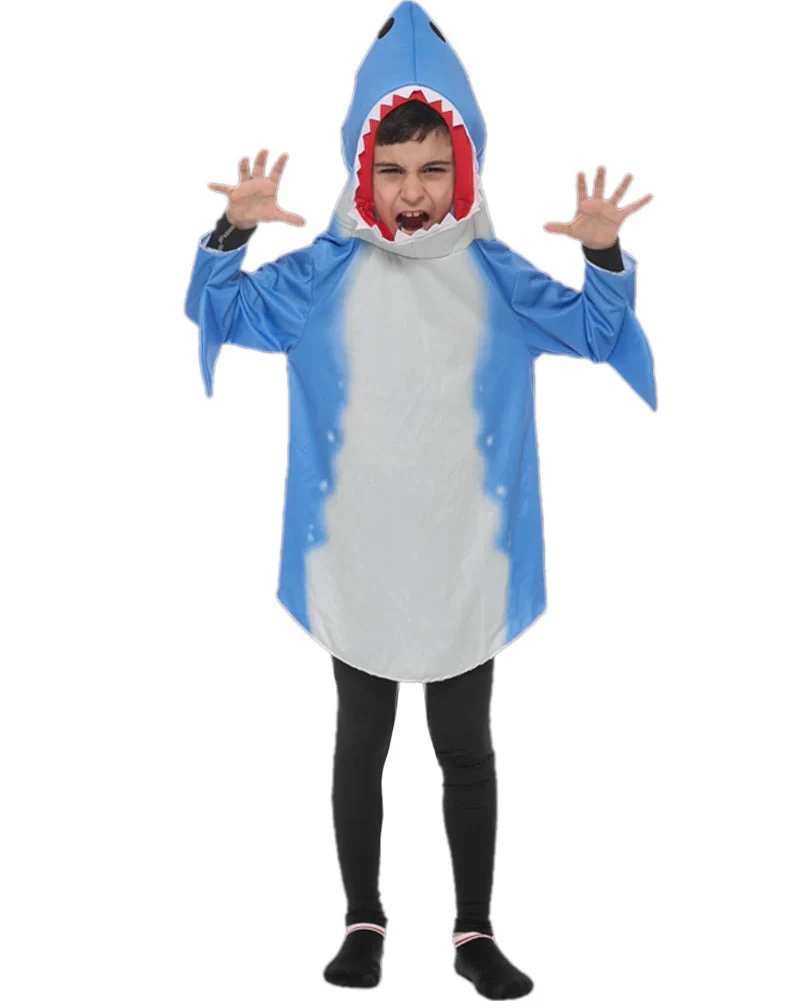 Blue Shark Kids Costume - Image 2