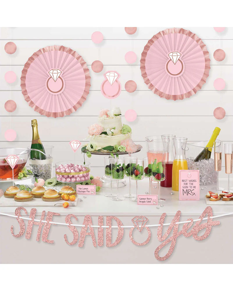 Blush Wedding Buffet Decorating Kit - Image 2