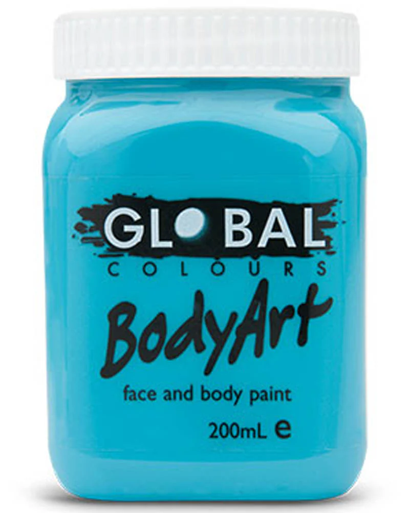 BodyArt Turquoise Paint Jar 200ml