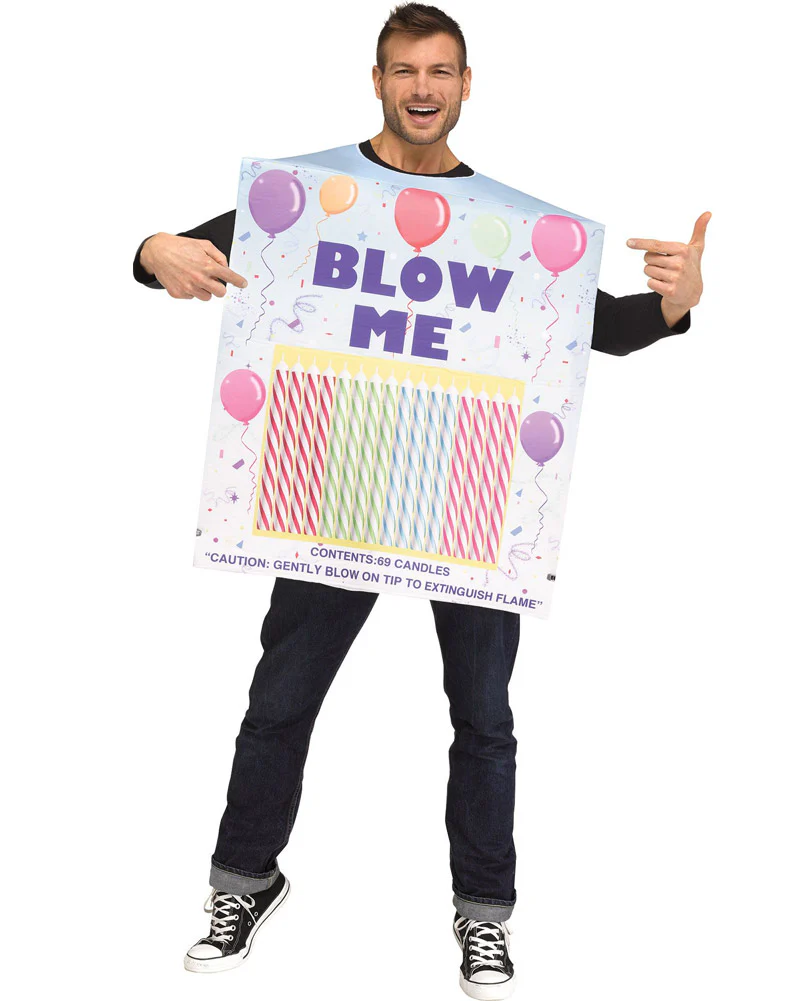 Box of Candles Mens Costume