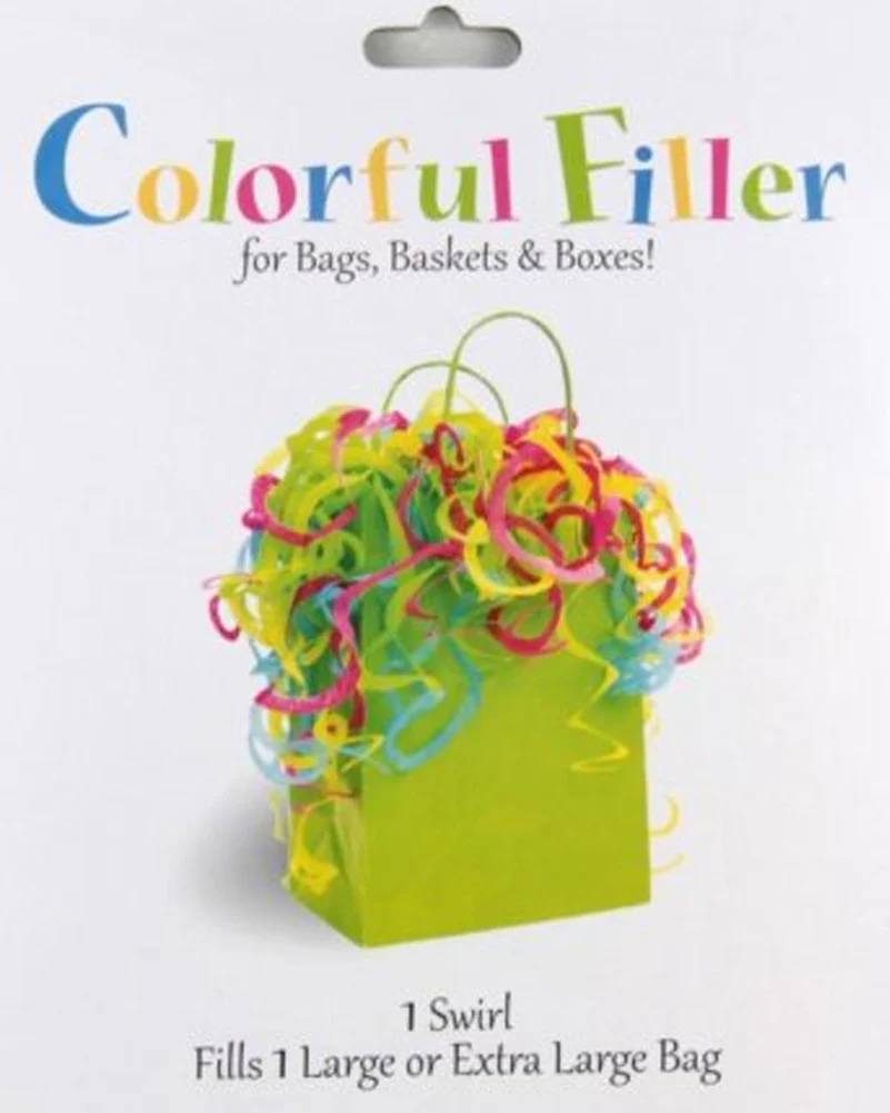 Bright Tissue Filler or Hanging Swirl Decoration 1.2m - Image 2