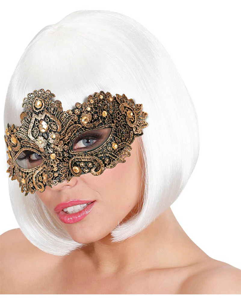 Bronze Theatrical Eye Mask - Image 2