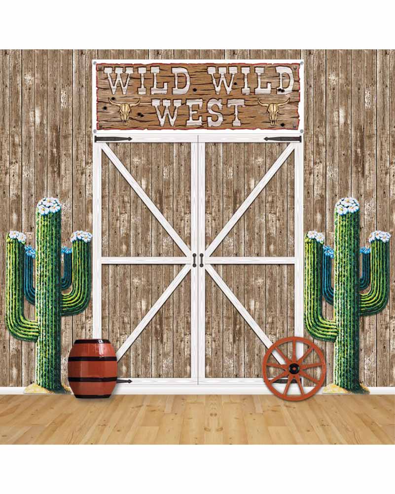 Brown Barn Door Scene Setter 1.8m - Image 3