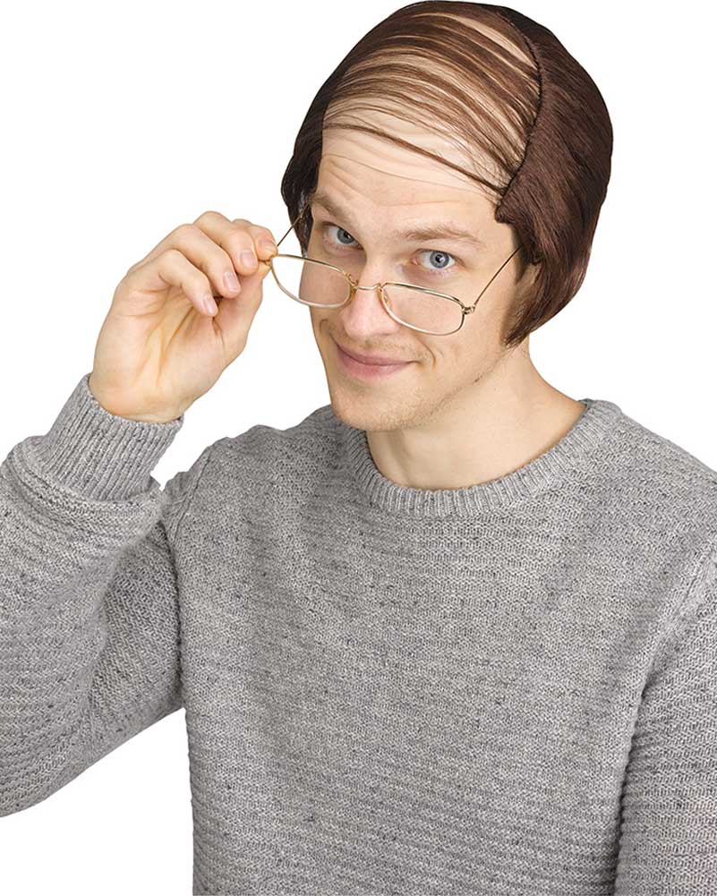 Brown Comb Over Wig