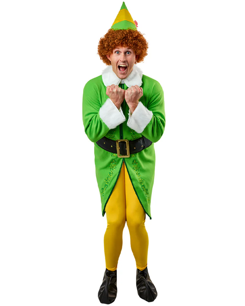 Buddy The Elf Premium Mens Costume - Image 3