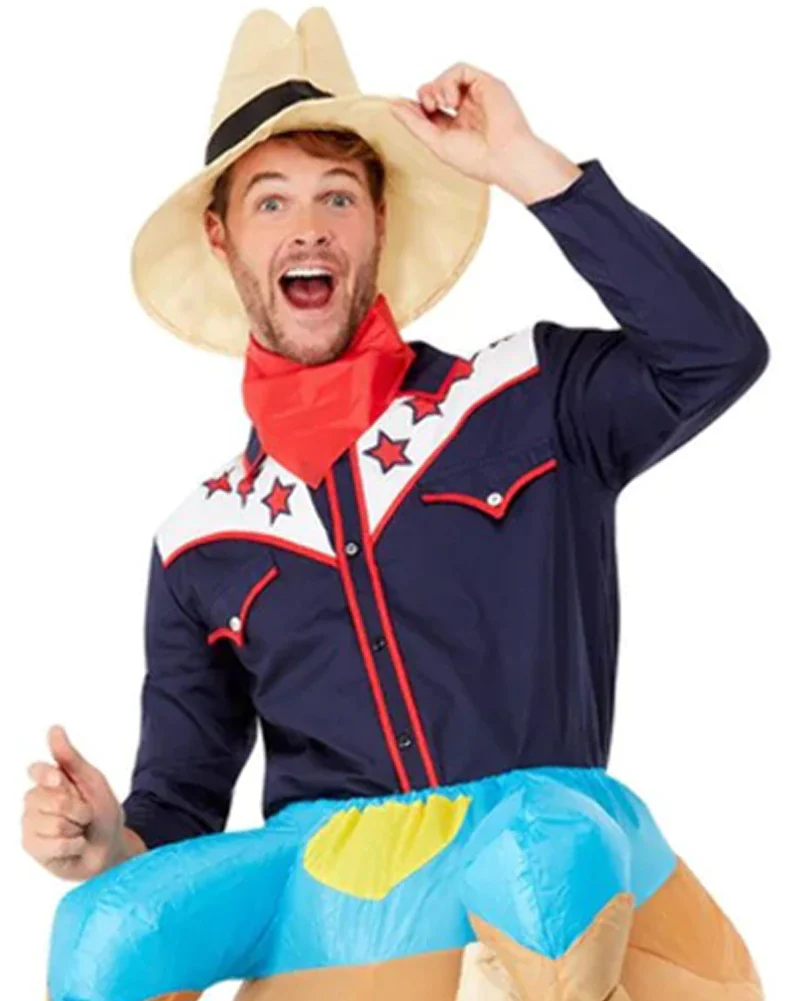 Bull Rider Inflatable Adult Costume - Image 2