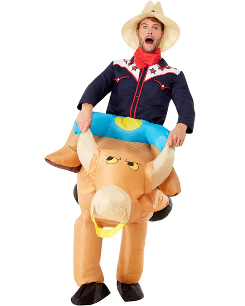 Bull Rider Inflatable Adult Costume - Image 4