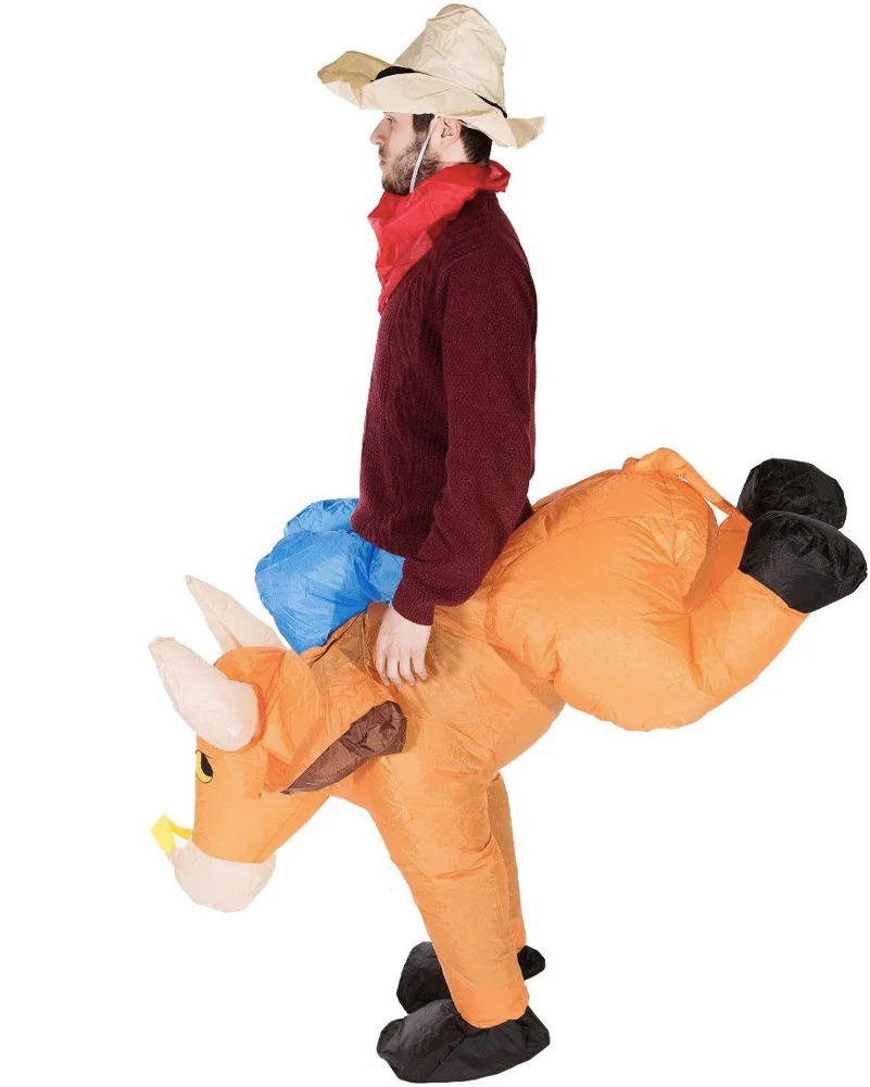 Bull Rider Inflatable Adult Costume - Image 3