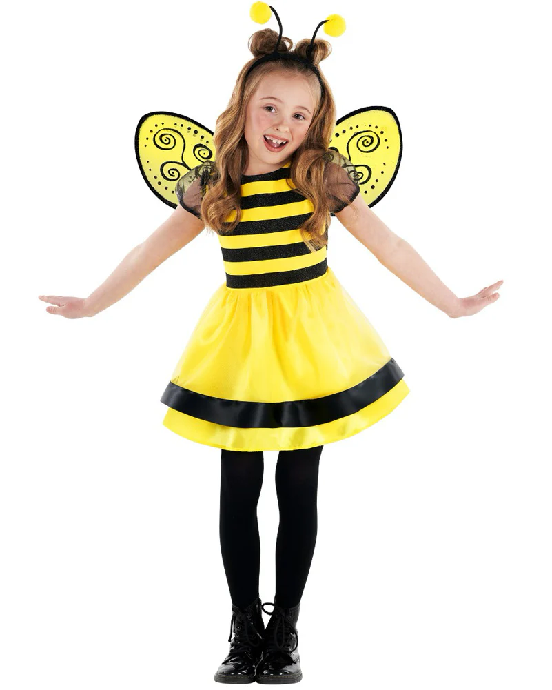 Bumblebee Dress Kids Toddler Costume - Image 2