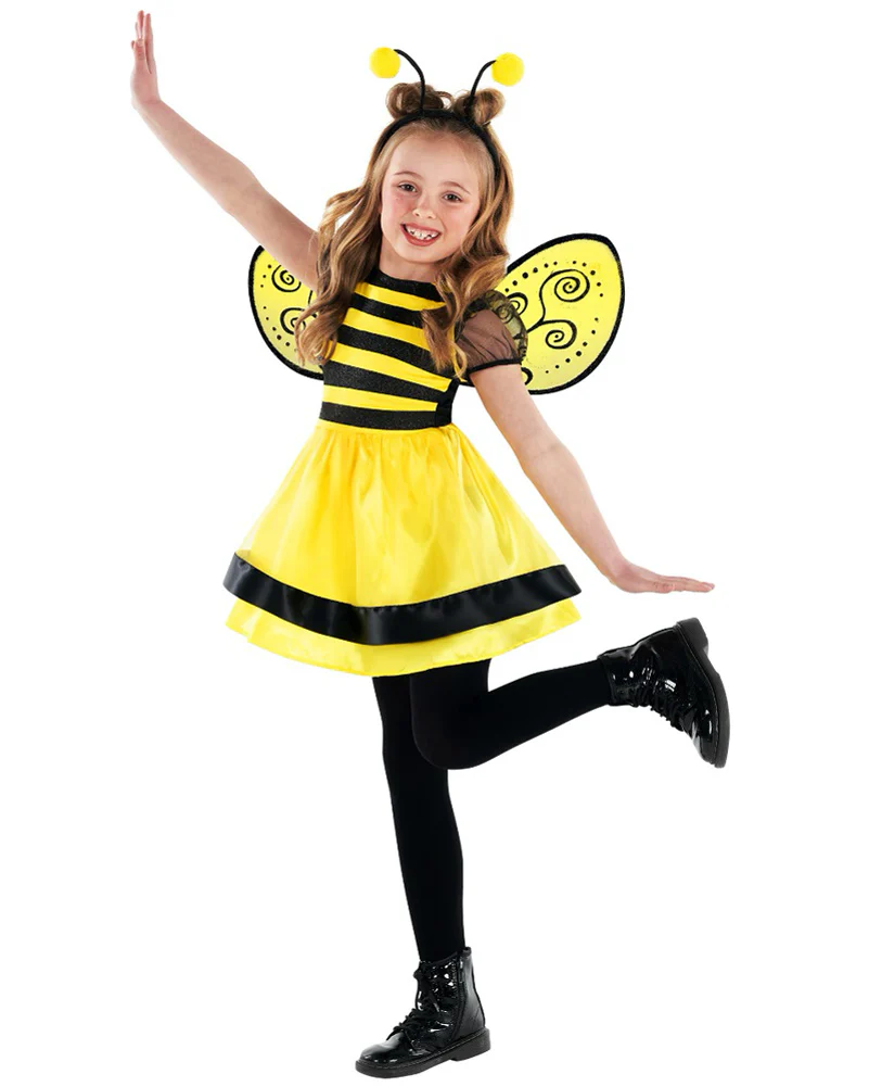 Bumblebee Dress Kids Toddler Costume - Image 4