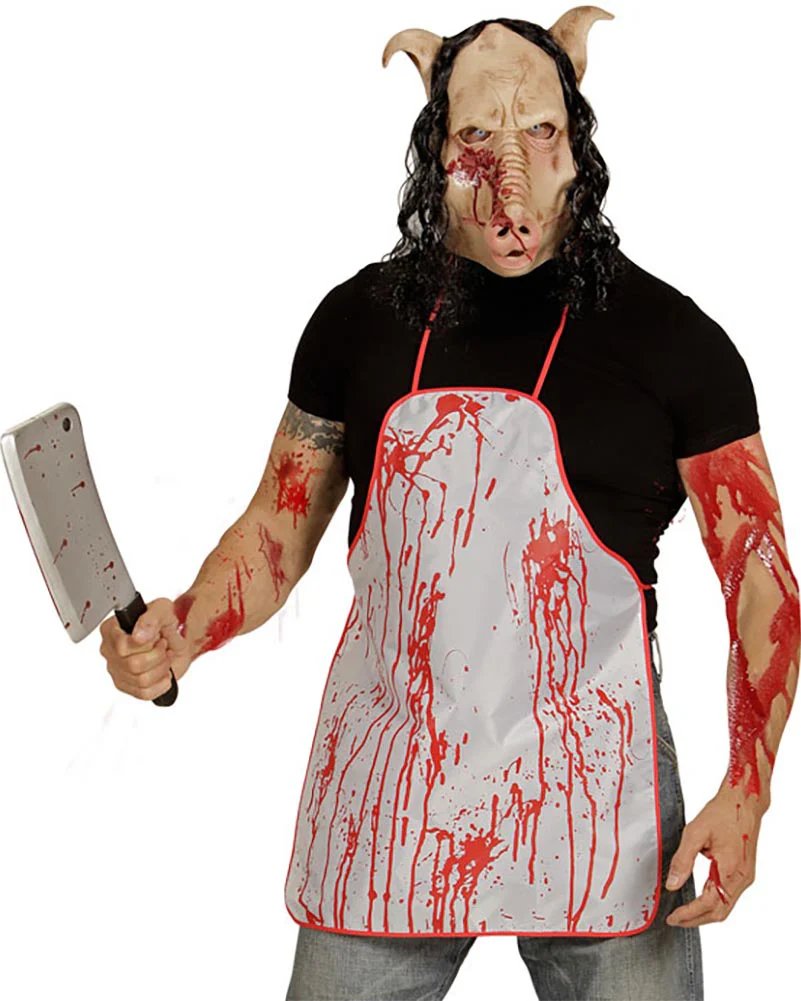 Butcher Shop Pig Full Head Mask - Image 3