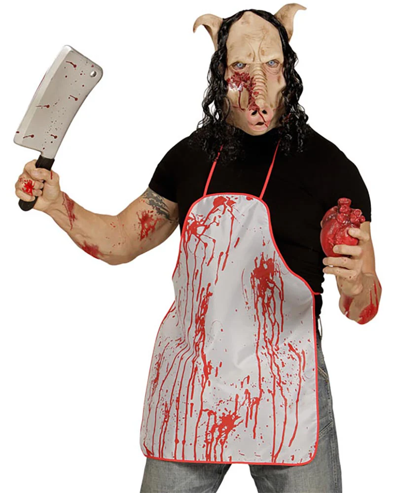 Butcher Shop Pig Full Head Mask - Image 4