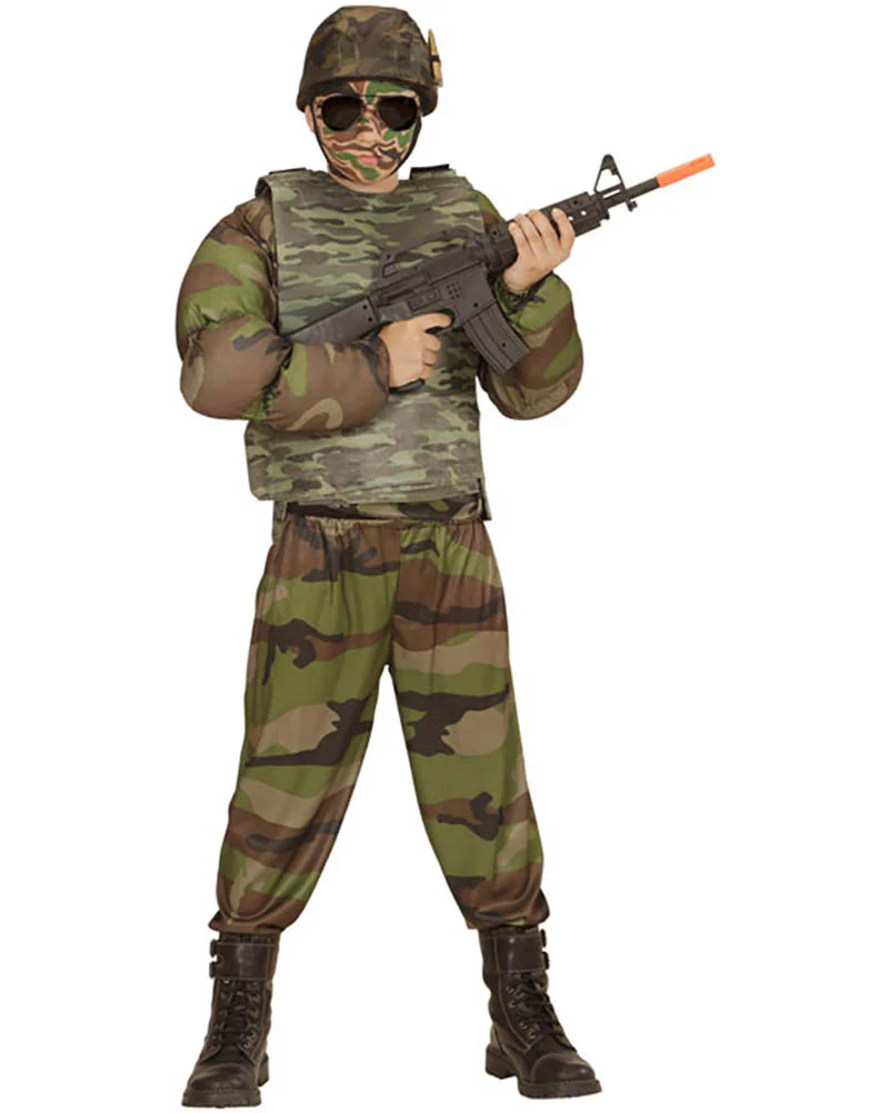 Camo Tactical Kids Vest - Image 3