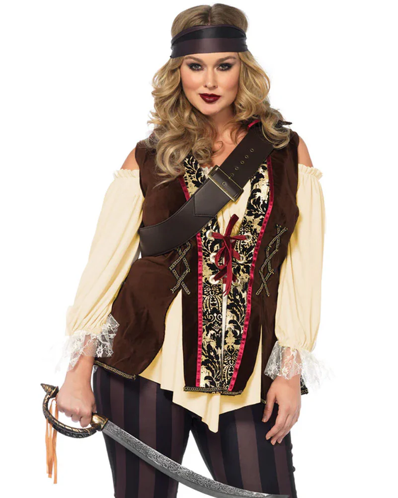 Captain Blackheart Plus Size Womens Costume - Image 2