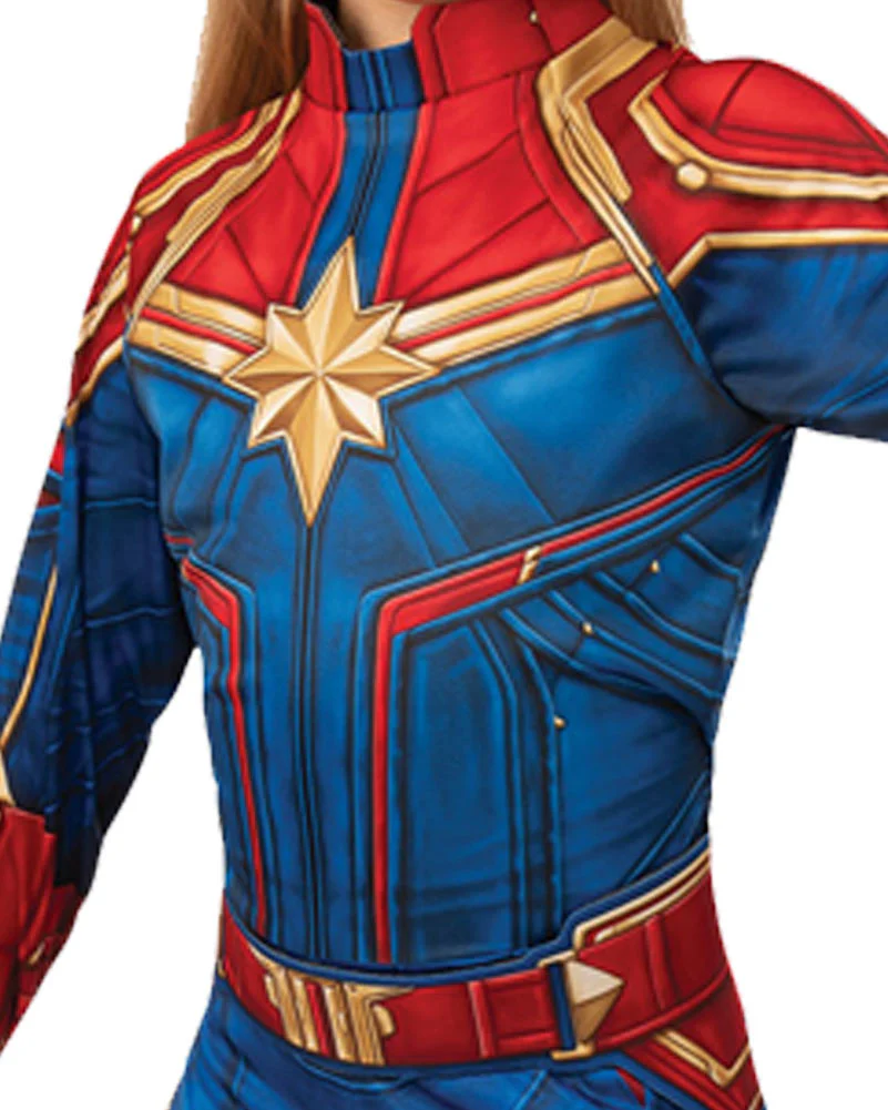 Captain Marvel Hero Suit Value Girls Costume - Image 4