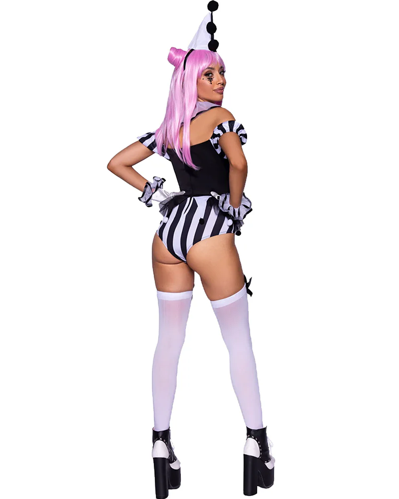 Captivating Circus Clown Womens Costume - Image 4