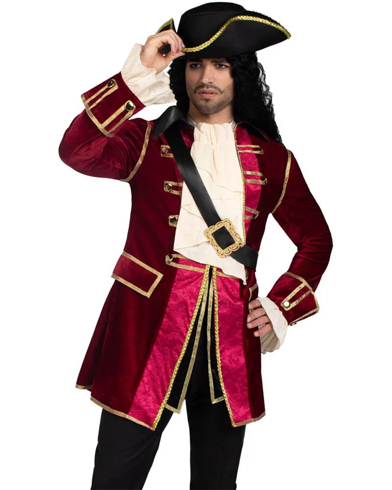 Captivating Pirate Captain Mens Costume - Image 5