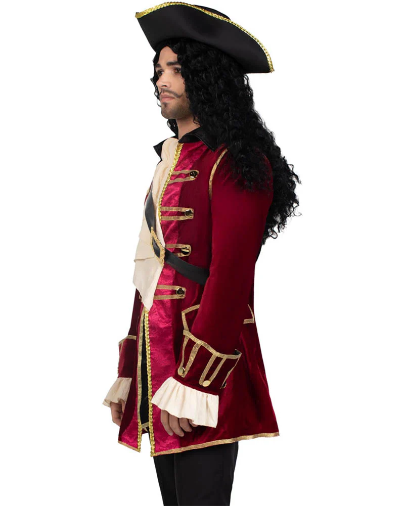Captivating Pirate Captain Mens Costume - Image 6