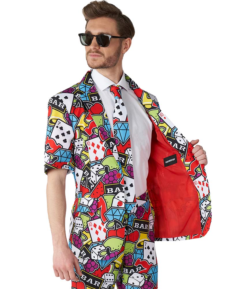 Casino Icons Mens Summer Suitmeister - Image 3