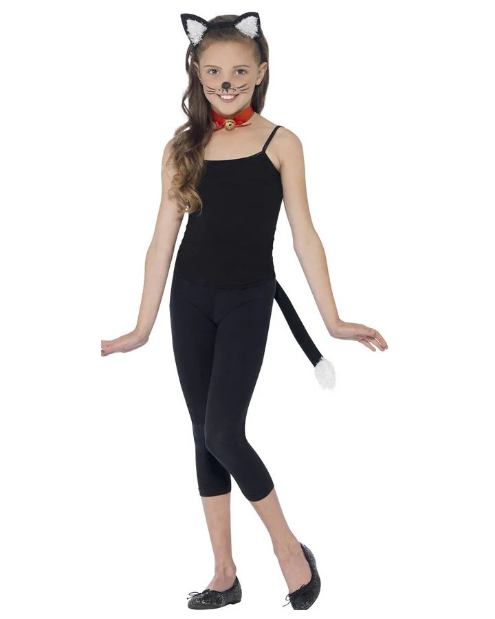 Cat Kids Headband Collar and Tail Book Week Kit