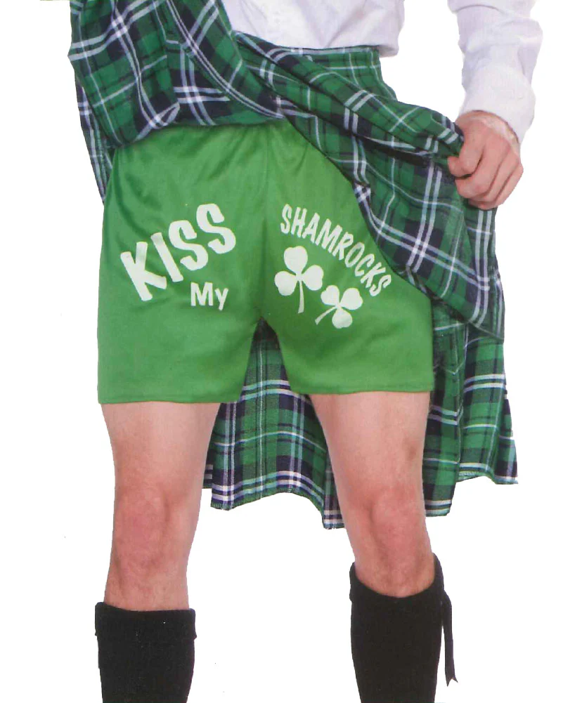 Cheeky Kilt and Shorts Mens Costume - Image 2