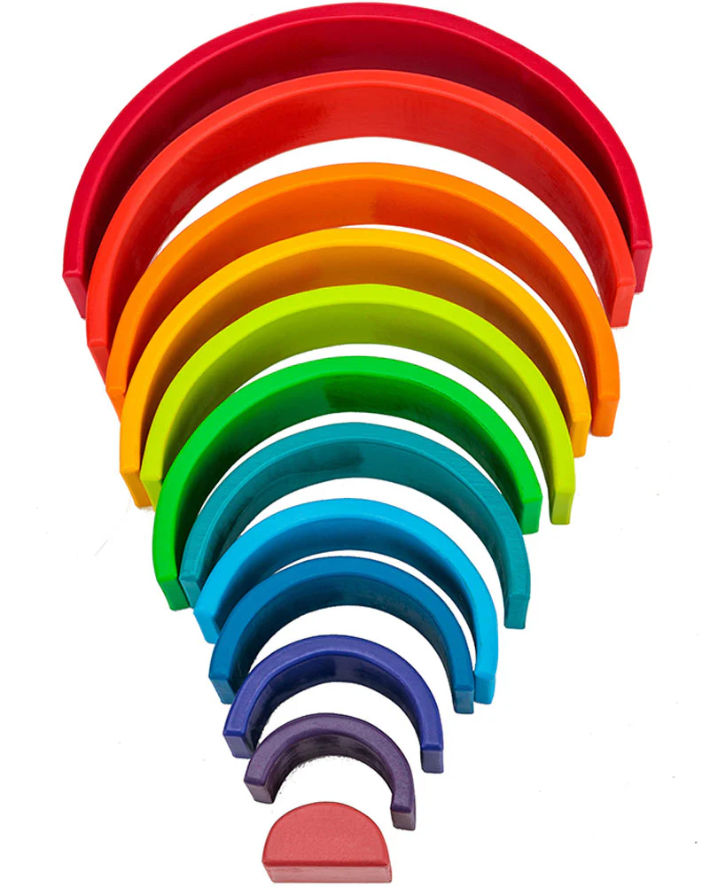 Childrens Wooden Rainbow - Image 2