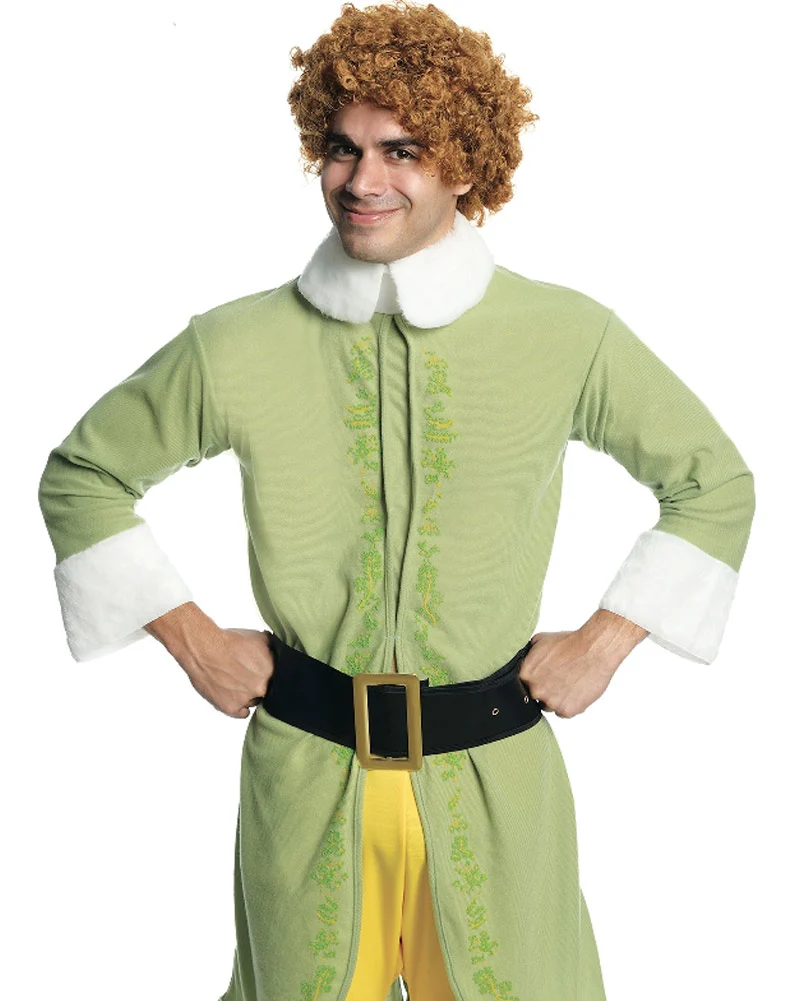 Christmas Buddy the Elf Curly Brown Wig