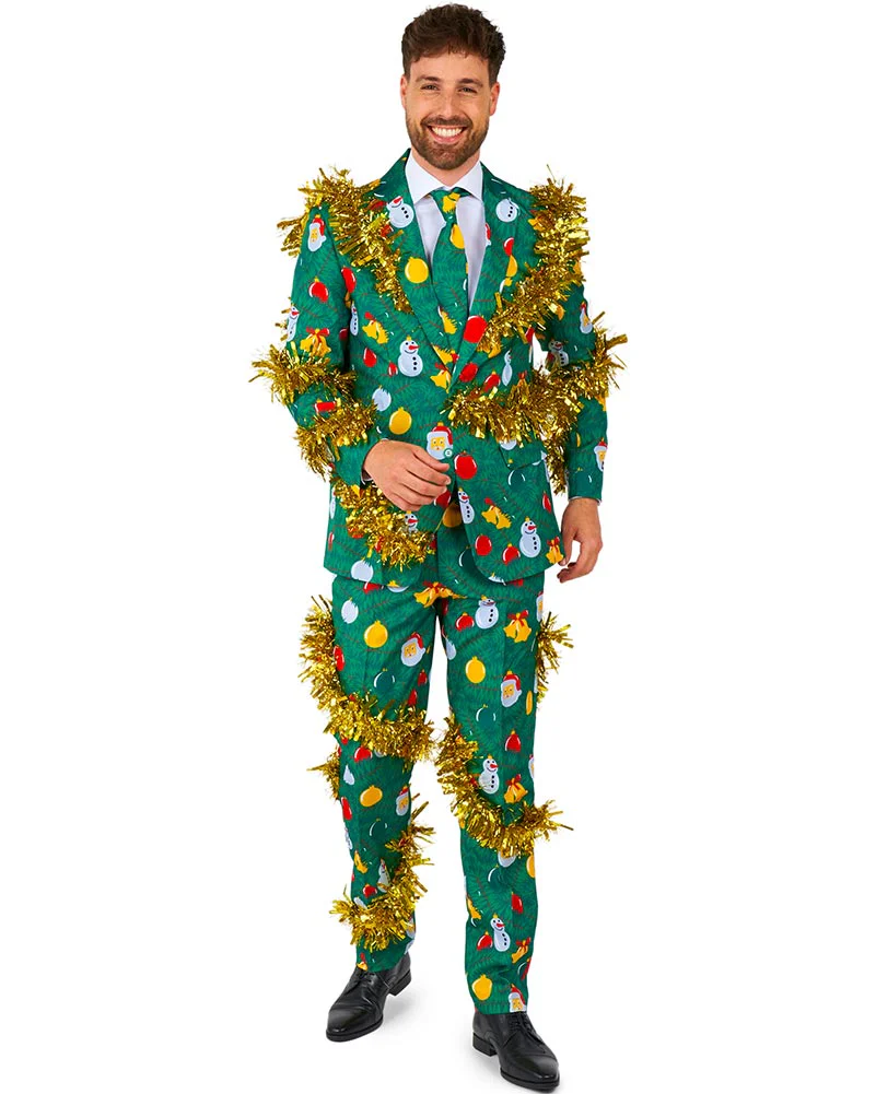 Christmas Deco Green Mens Suitmeister - Image 7