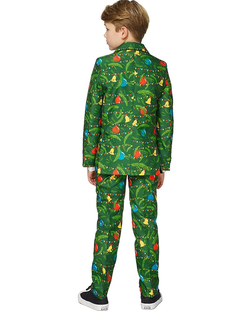 Christmas Green Icons Light up Boys Suitmeister - Image 2