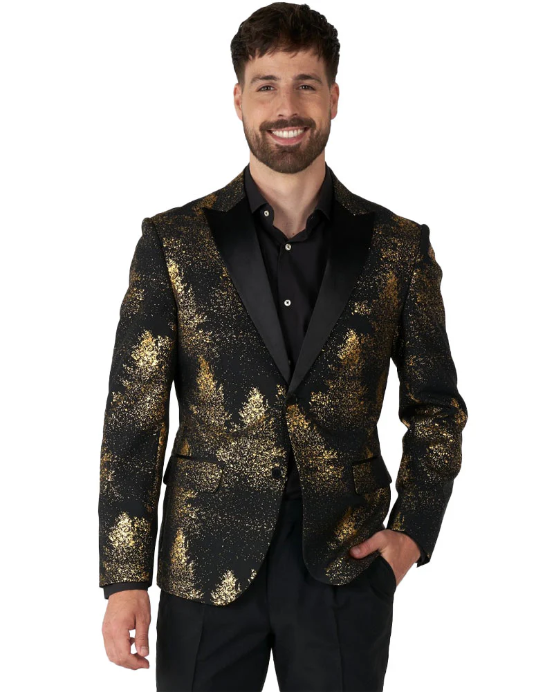 Christmas Opposuit Festive Forest Mens Blazer - Image 2