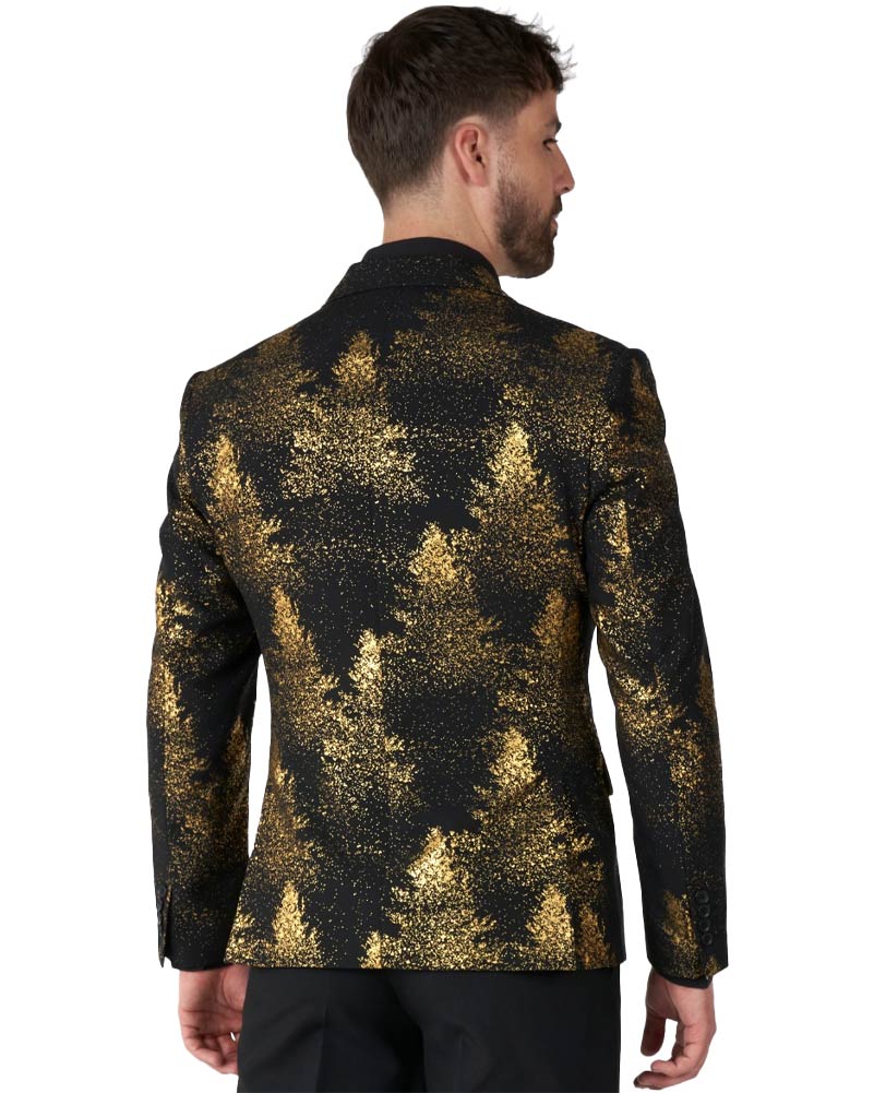 Christmas Opposuit Festive Forest Mens Blazer - Image 5