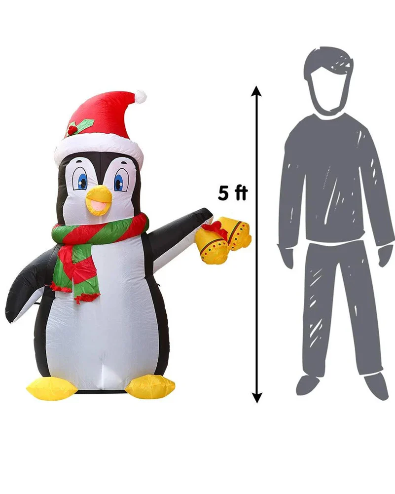 Christmas Penguin Lawn Inflatable 1.5m - Image 3