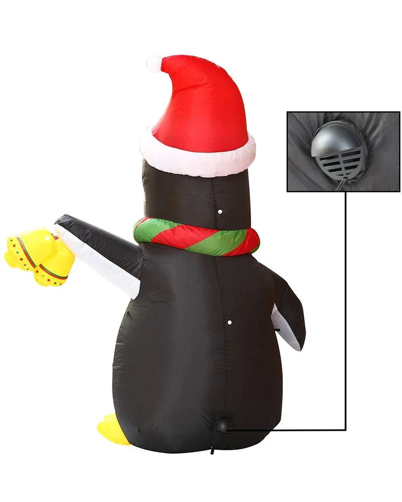 Christmas Penguin Lawn Inflatable 1.5m - Image 4