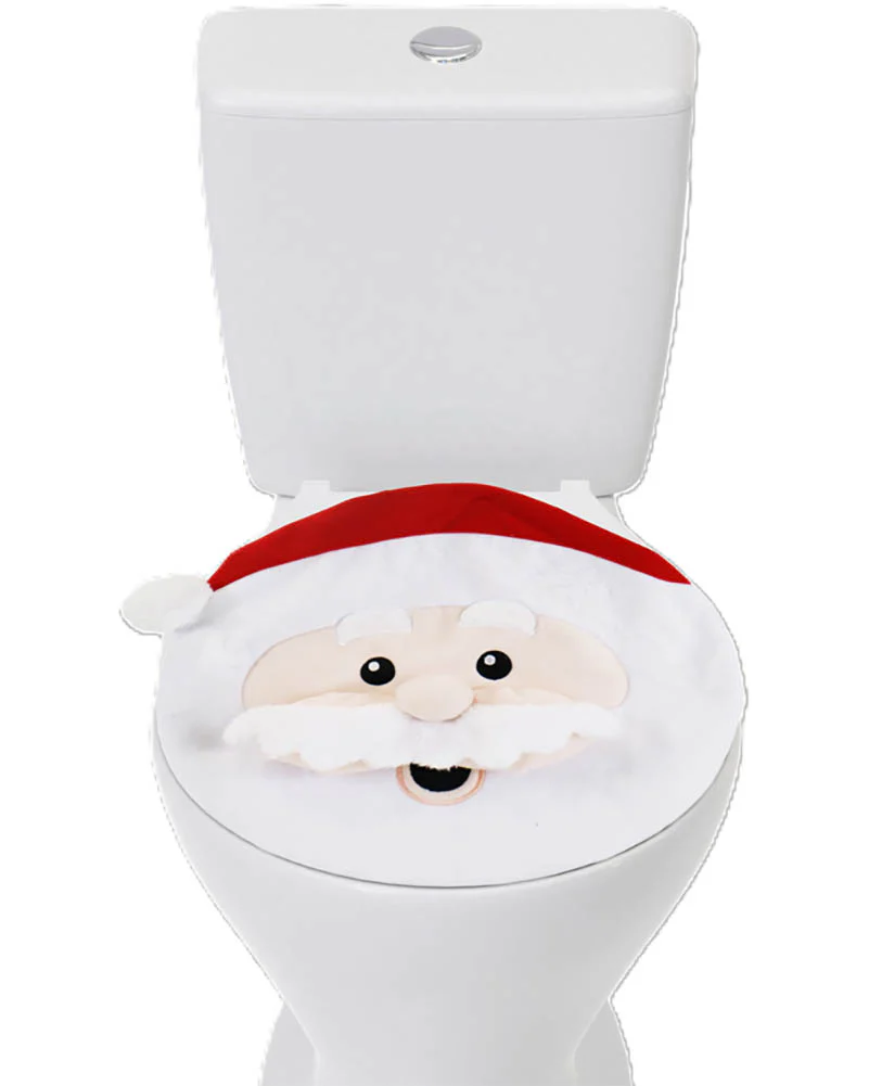 Christmas Santa Bogan Chic Toilet Seat Cover - Image 2