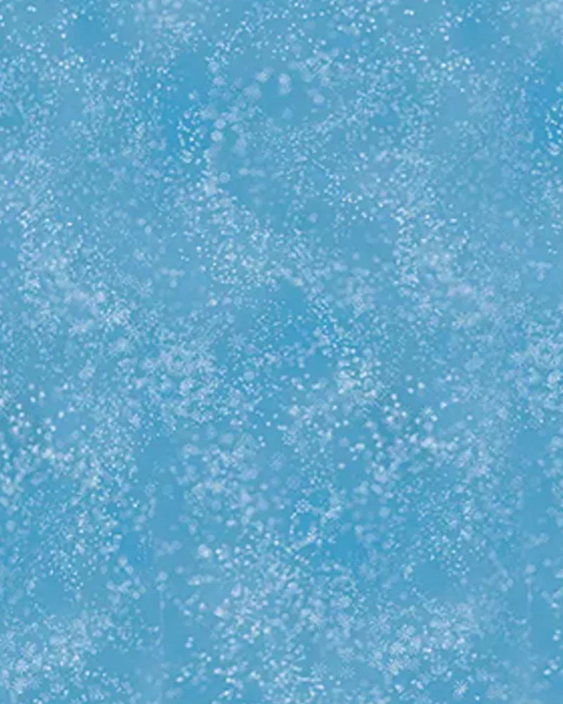 Christmas Snow Flurries Room Roll Backdrop 12m