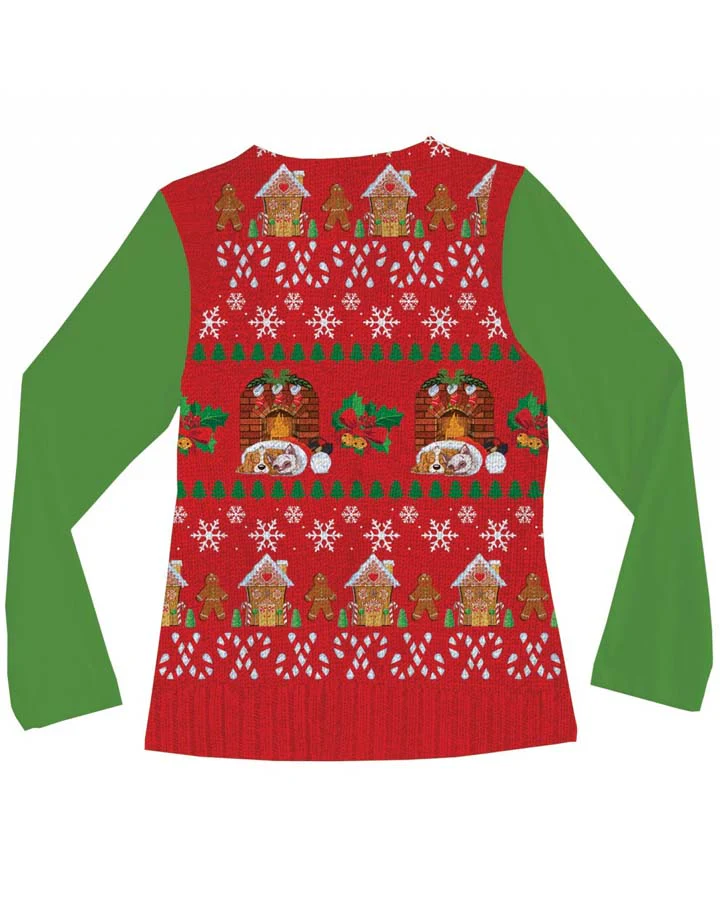 Christmas Vest Womens T Shirt - Image 4