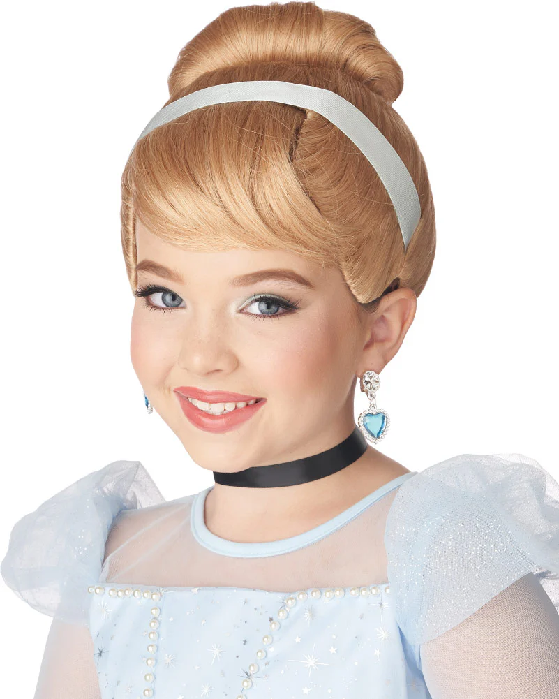 Cinderella Blonde Kids Wig