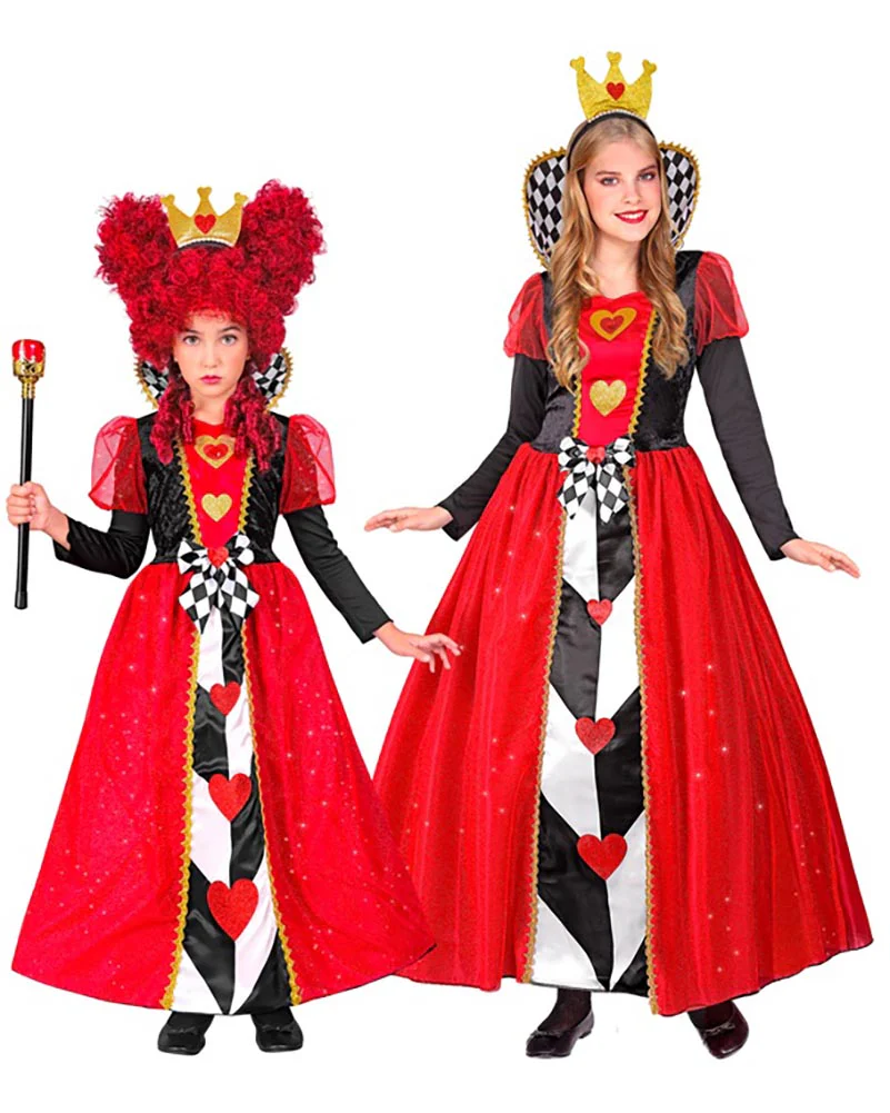 Classic Queen of Hearts Girls Book Week Costume