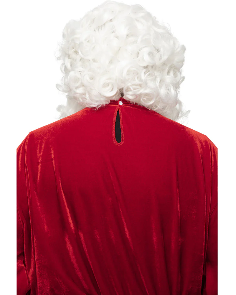 Classic Velour Santa Suit Mens Plus Size Christmas Costume - Image 4
