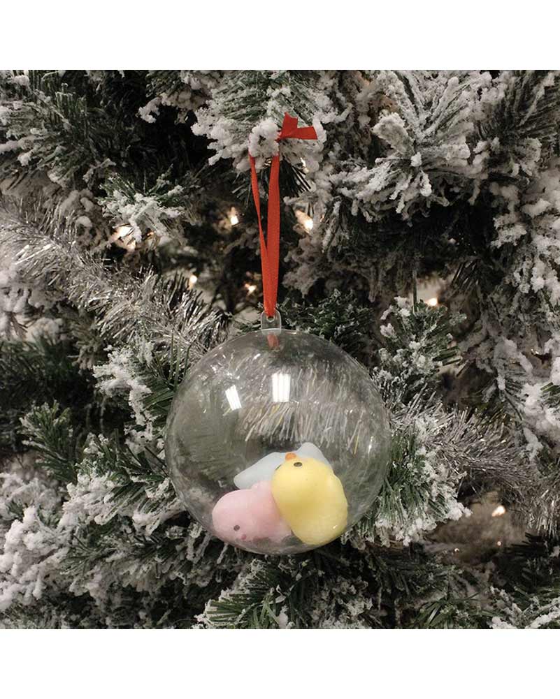 Clear Plastic Fillable Christmas Ball Ornaments Pack of 15 - Image 3