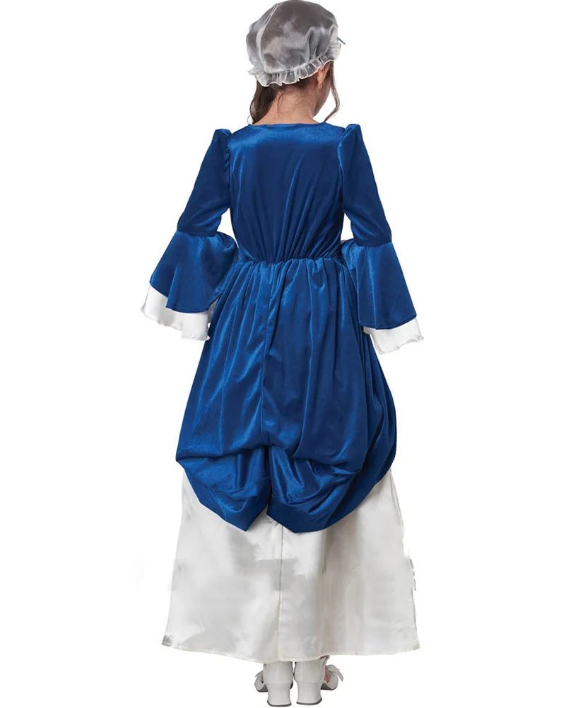 Colonial Era Dress Girls Costume - Image 4