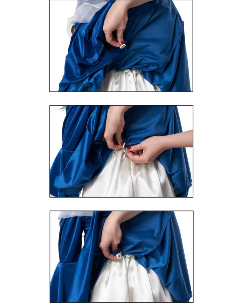 Colonial Era Dress Girls Costume - Image 5