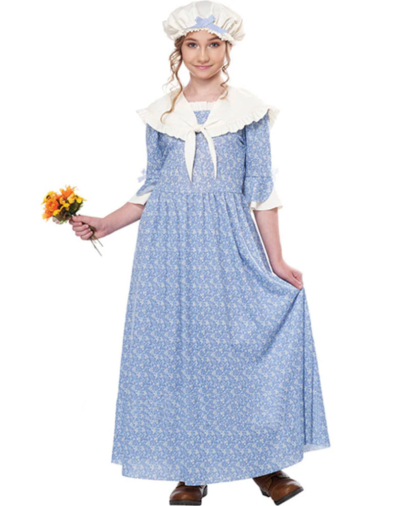 Colonial Village Girls Costume - Image 2