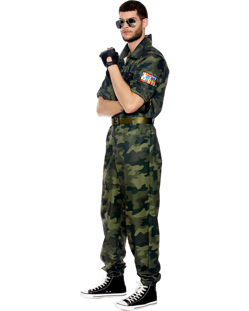 Combat Ready Military Mens Costume - Image 3