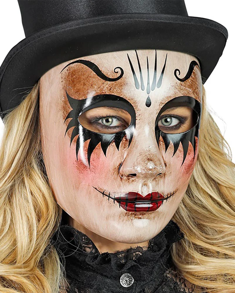 Comedy of Art Creepy Woman Mask - Image 2