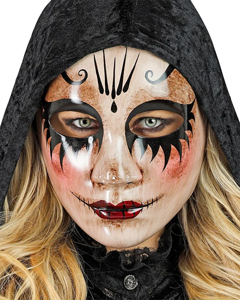 Comedy of Art Creepy Woman Mask - Image 3