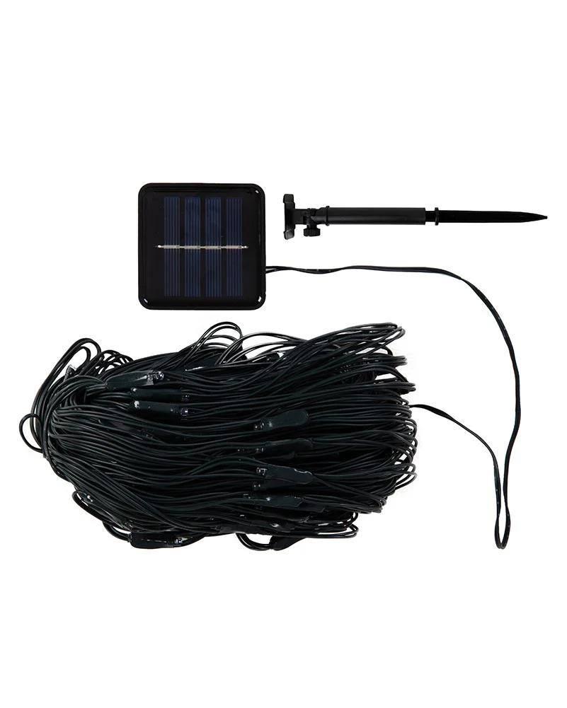 Cool White Net Light 250 Piece Solar Christmas Lights 4m - Image 3