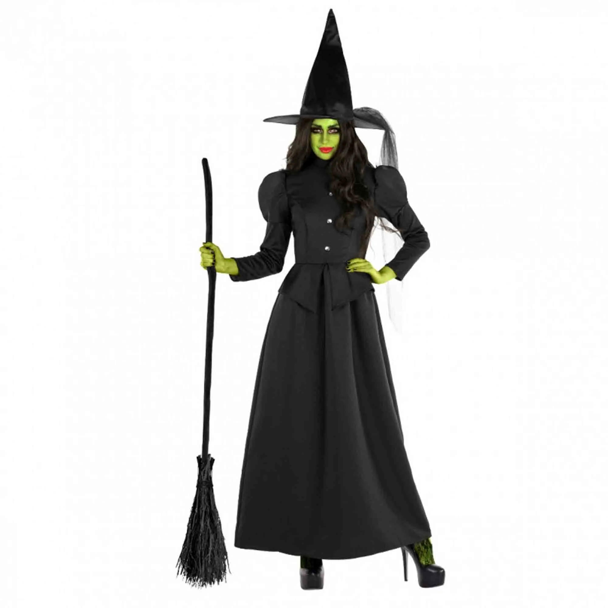 Black Wicked Witch of the West Womens Book Week Costume Size 6-8