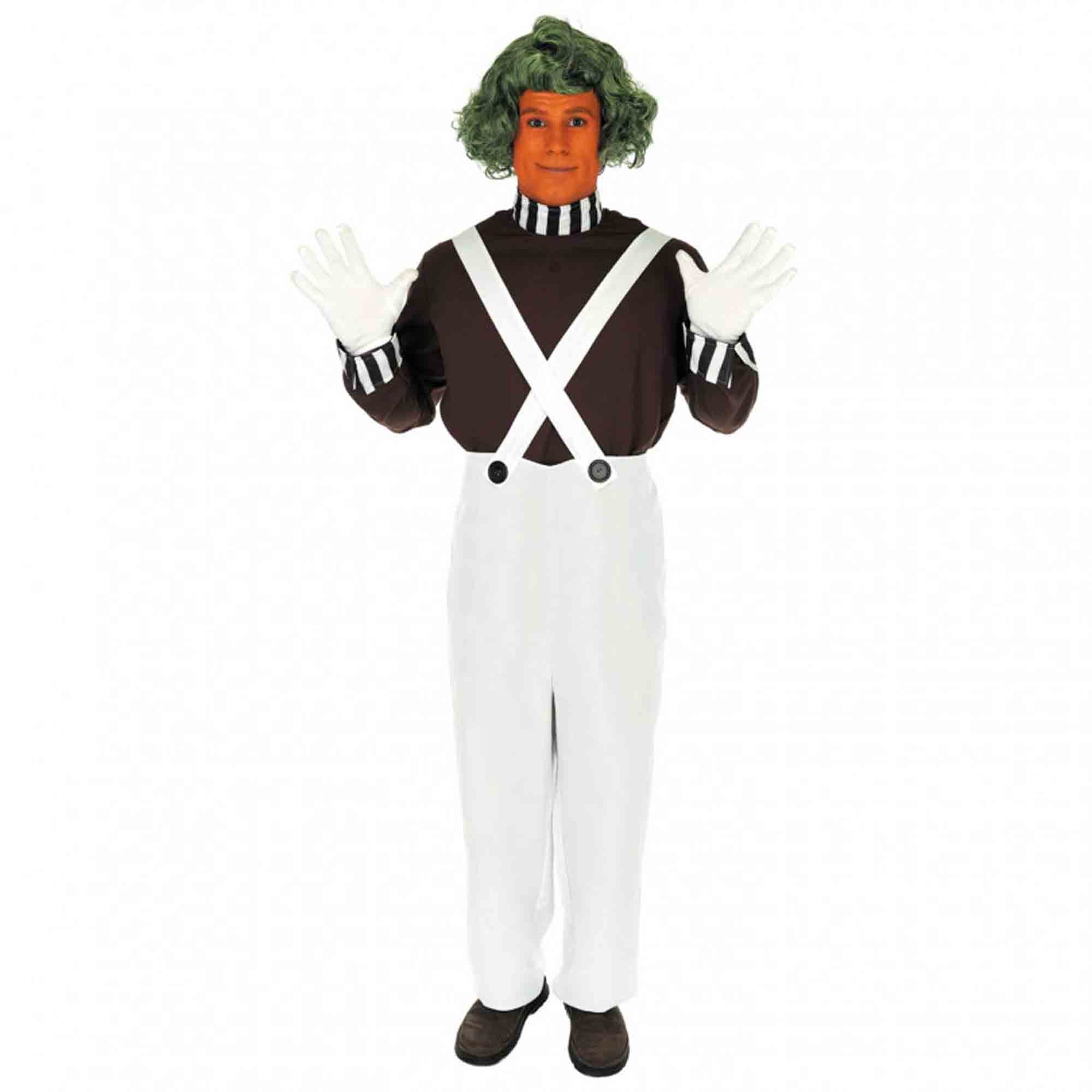 Factory Worker with Wig Mens Book Week Costume Medium